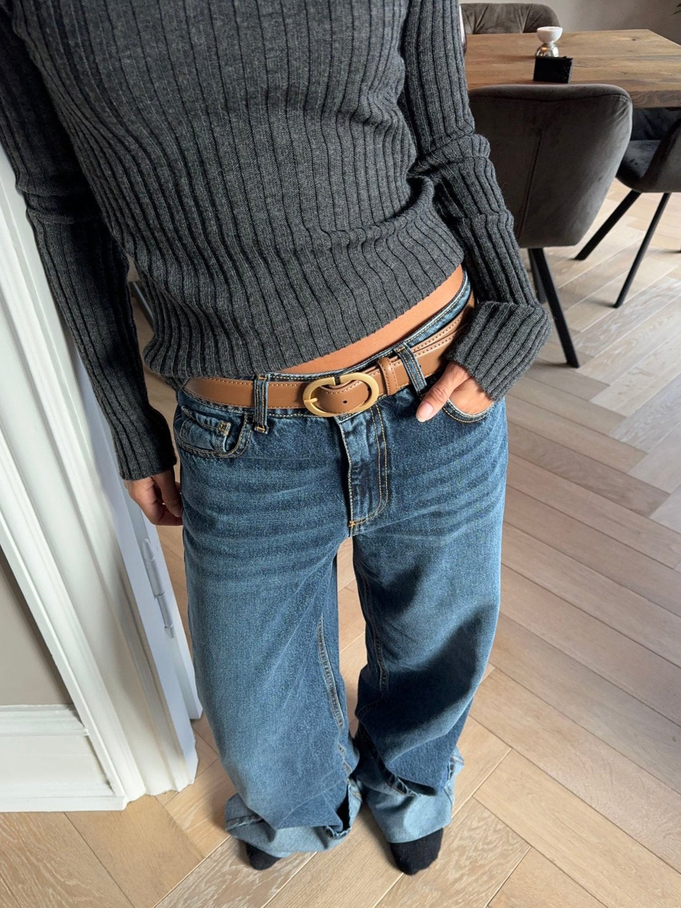 Classic belt - Brun
