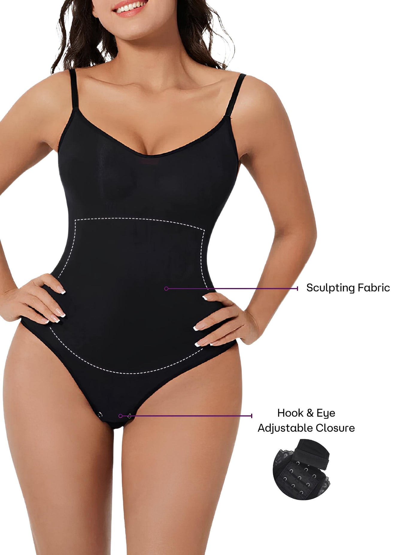 Formande shapewear-body