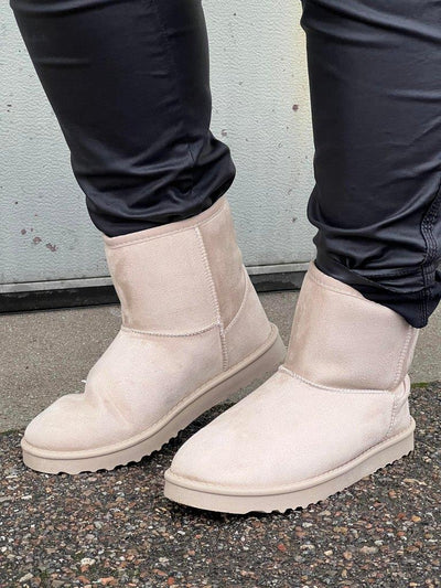 Praia teddy boots - beige