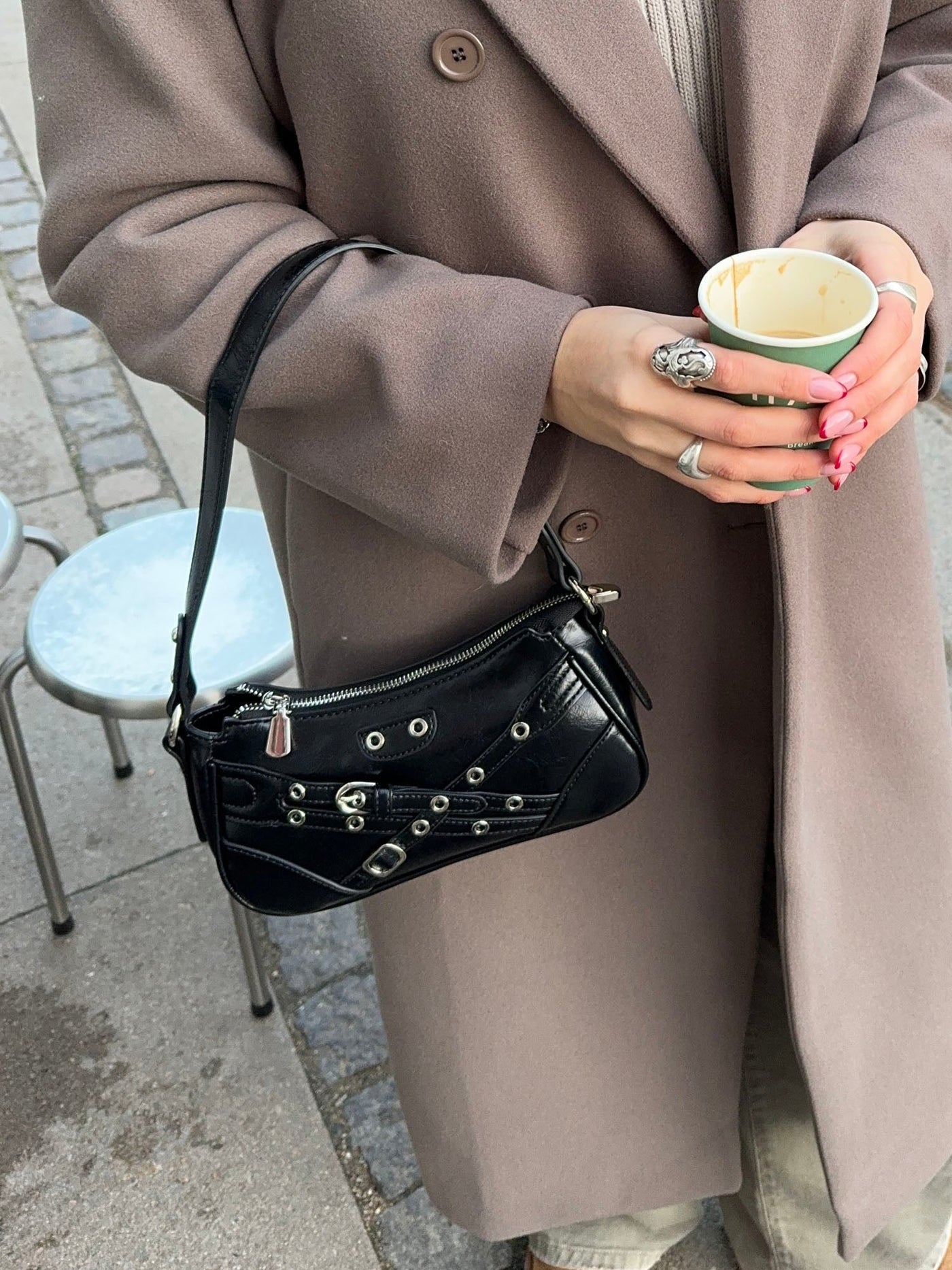 Oxford bag - Svart