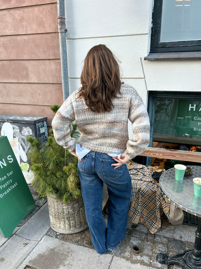 Annabelle striped knit - Beige