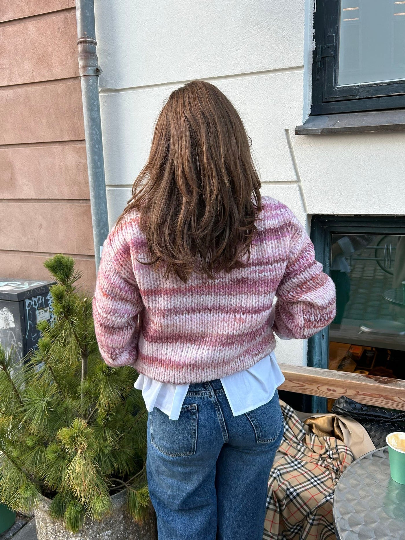 Annabelle striped knit - Rosa