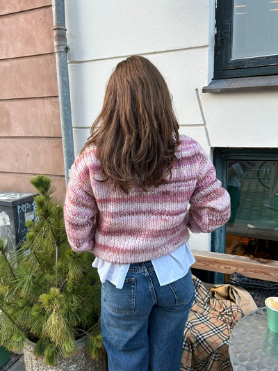 Annabelle striped knit - Rosa