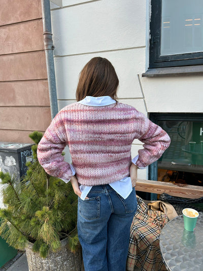 Annabelle striped knit - Rosa