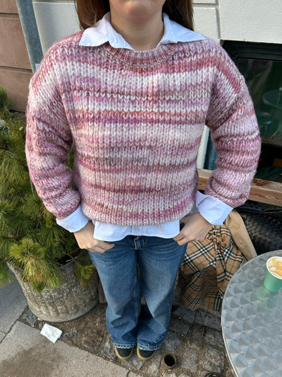 Annabelle striped knit - Rosa