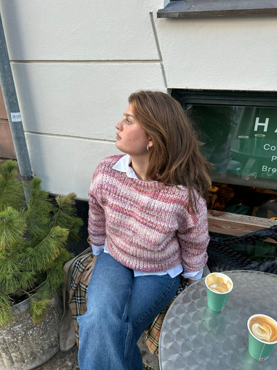 Annabelle striped knit - Rosa