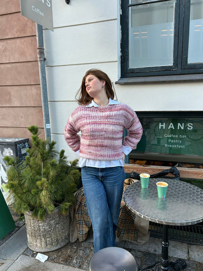 Annabelle striped knit - Rosa